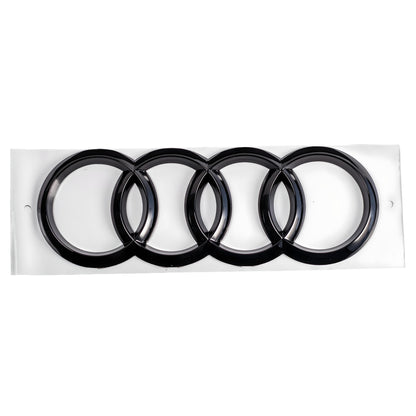 Audi Badge Set Aftermarket | Gloss Black