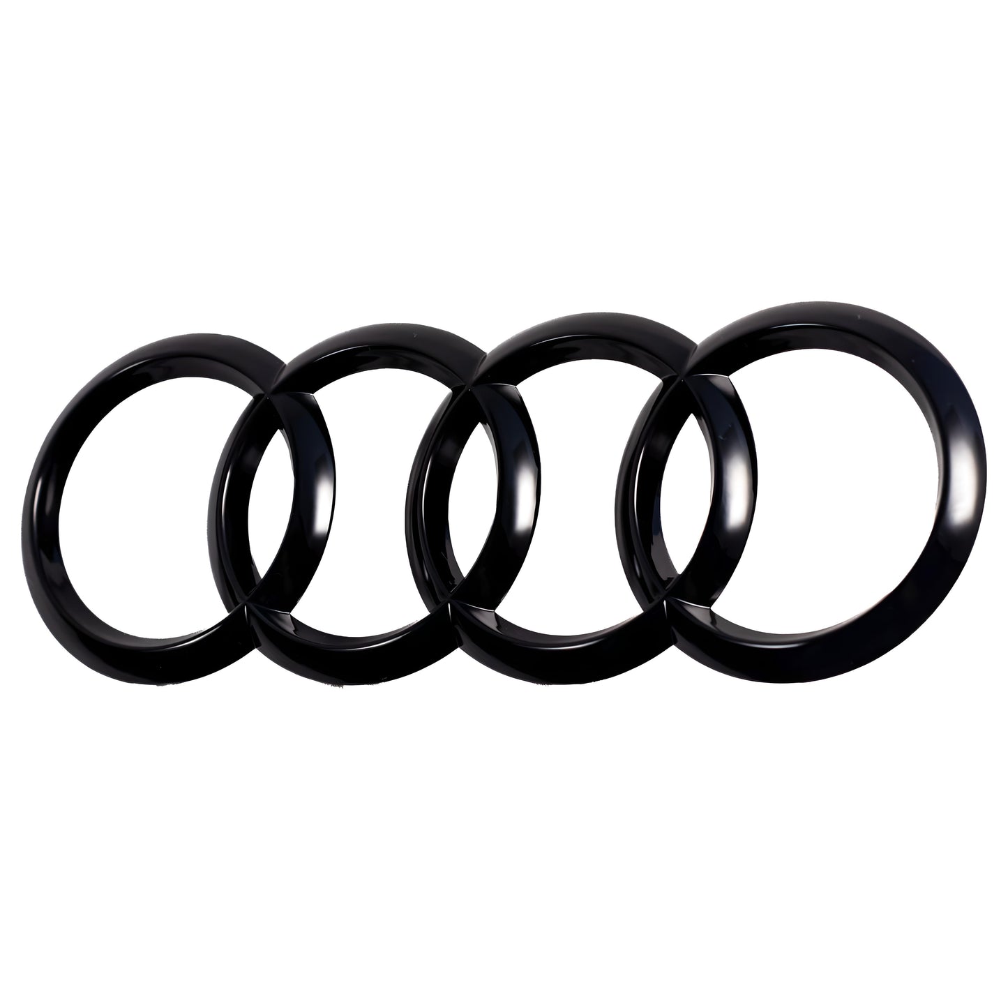 Audi Badge Set Aftermarket | Gloss Black