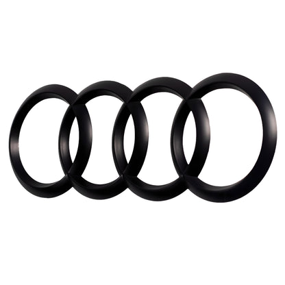 Set di Distintivi Audi Aftermarket | Nero opaco