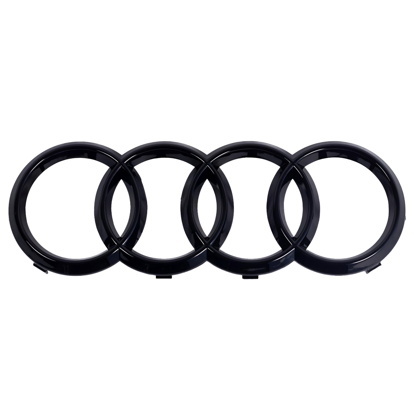 Audi Badge Set Aftermarket | Gloss Black
