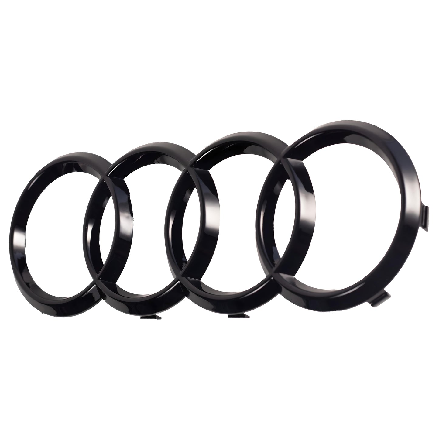 Audi Badge Set Aftermarket | Gloss Black