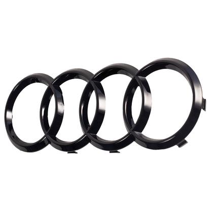 Audi Badge Set Aftermarket | Gloss Black