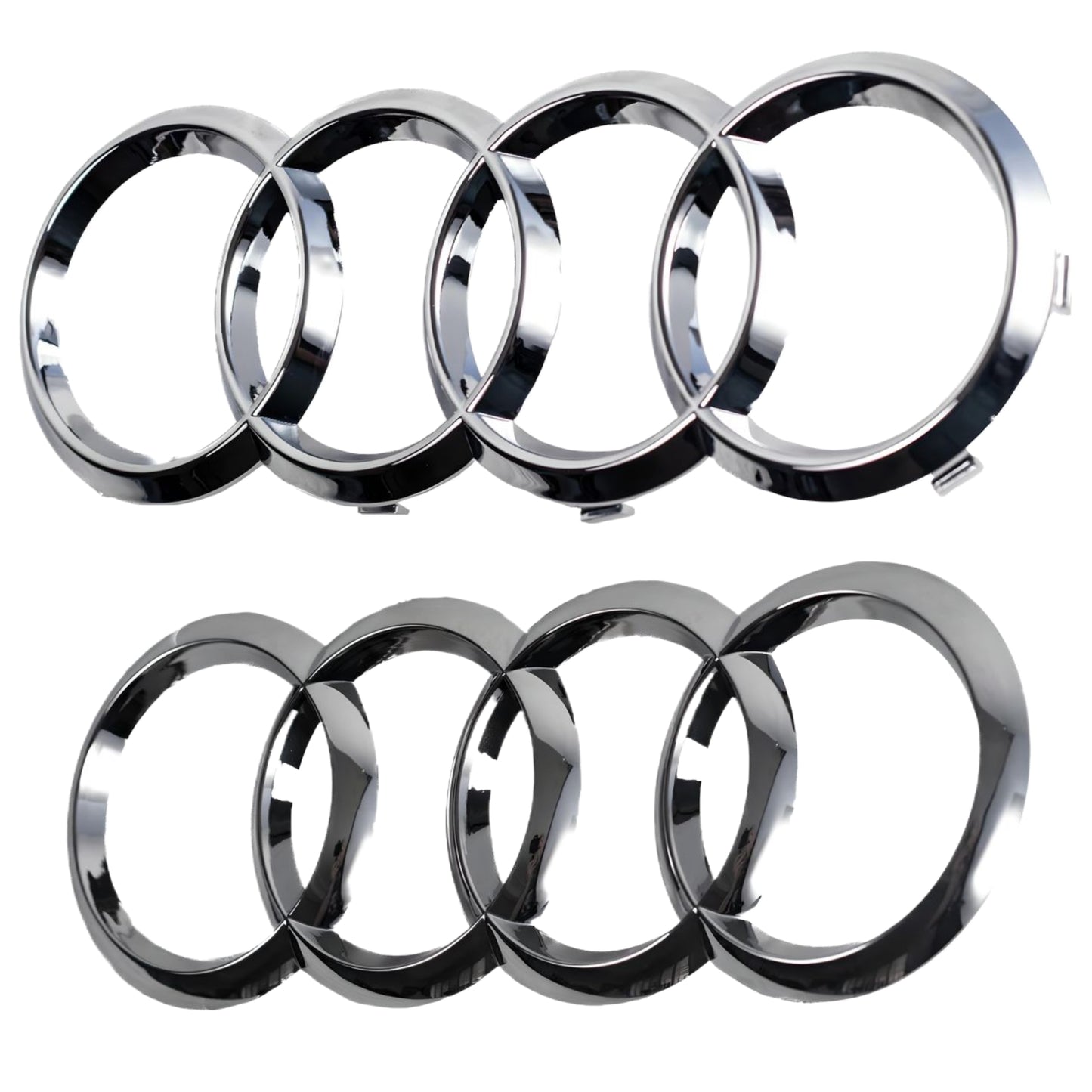 Set di Distintivi Audi Aftermarket | Cromo