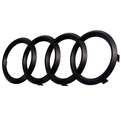 Set di Distintivi Audi Aftermarket | Nero opaco