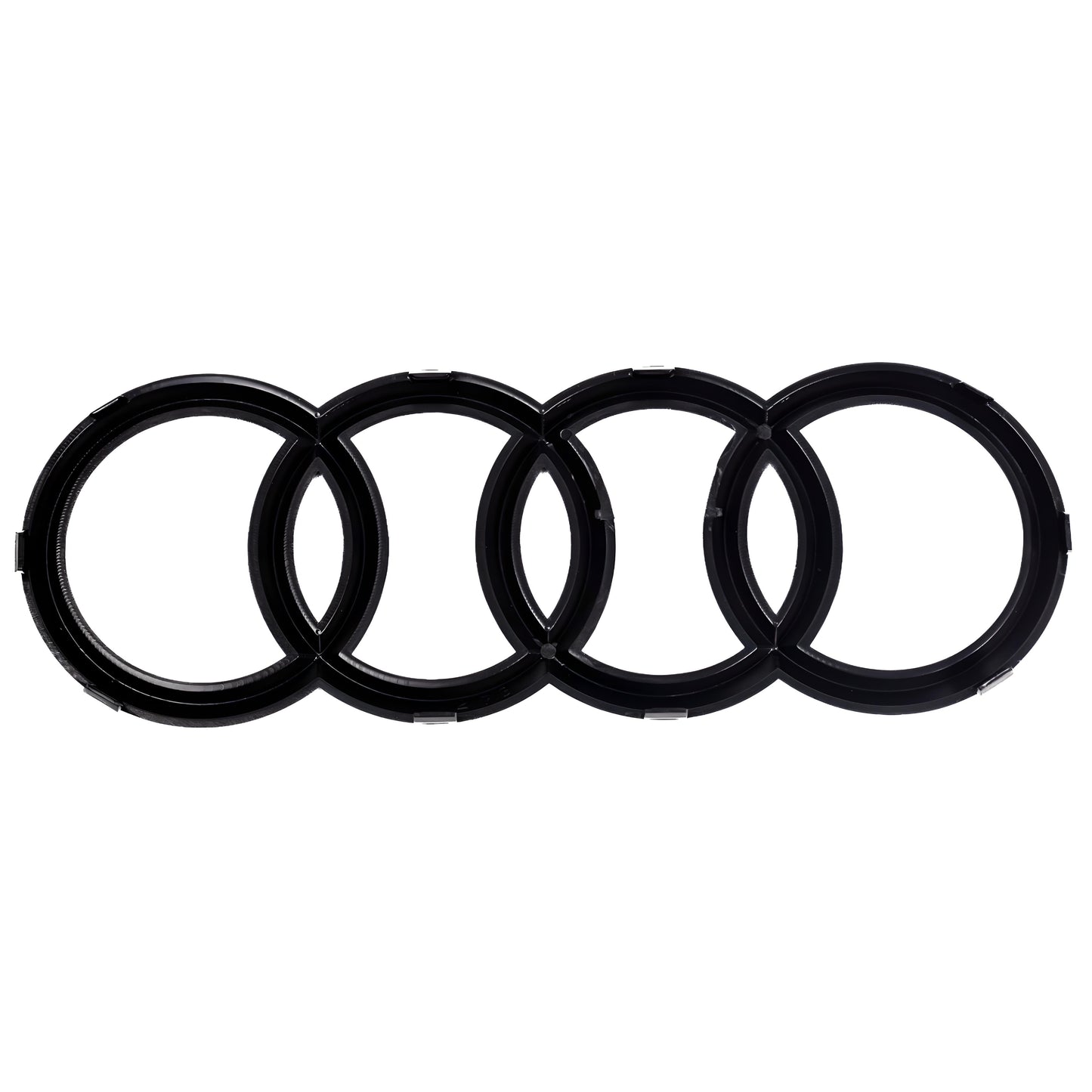 Audi Badge Set Aftermarket | Gloss Black