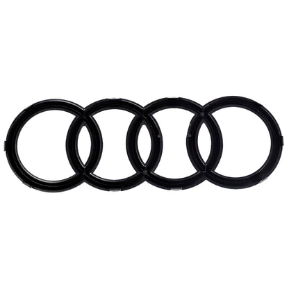Audi Badge Set Aftermarket | Gloss Black